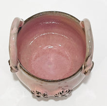 Load image into Gallery viewer, Trinket Bowl - Pink over Coffee Clay
