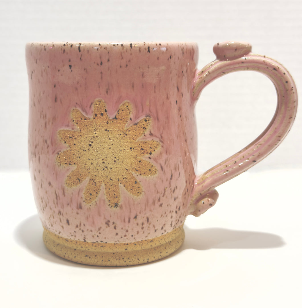 Pink over Speckle Clay 14oz