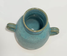 Load image into Gallery viewer, Vase - Turquoise over Speckle Clay
