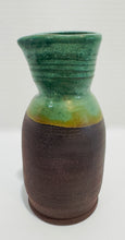 Load image into Gallery viewer, Sake Set - Weathered Bronze over Coffee Clay
