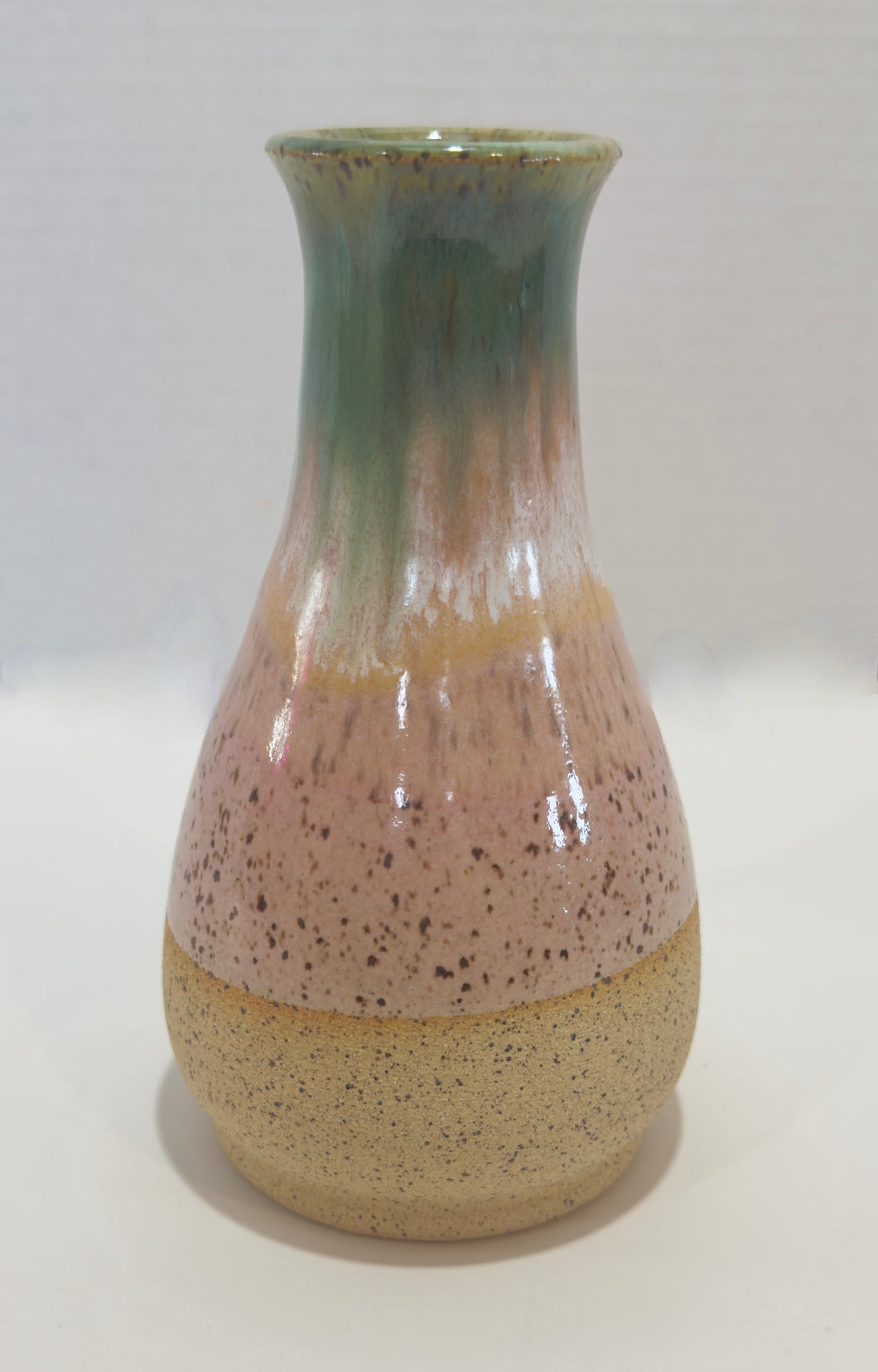 Vase - Pink Glaze over Speckle Clay Stoneware