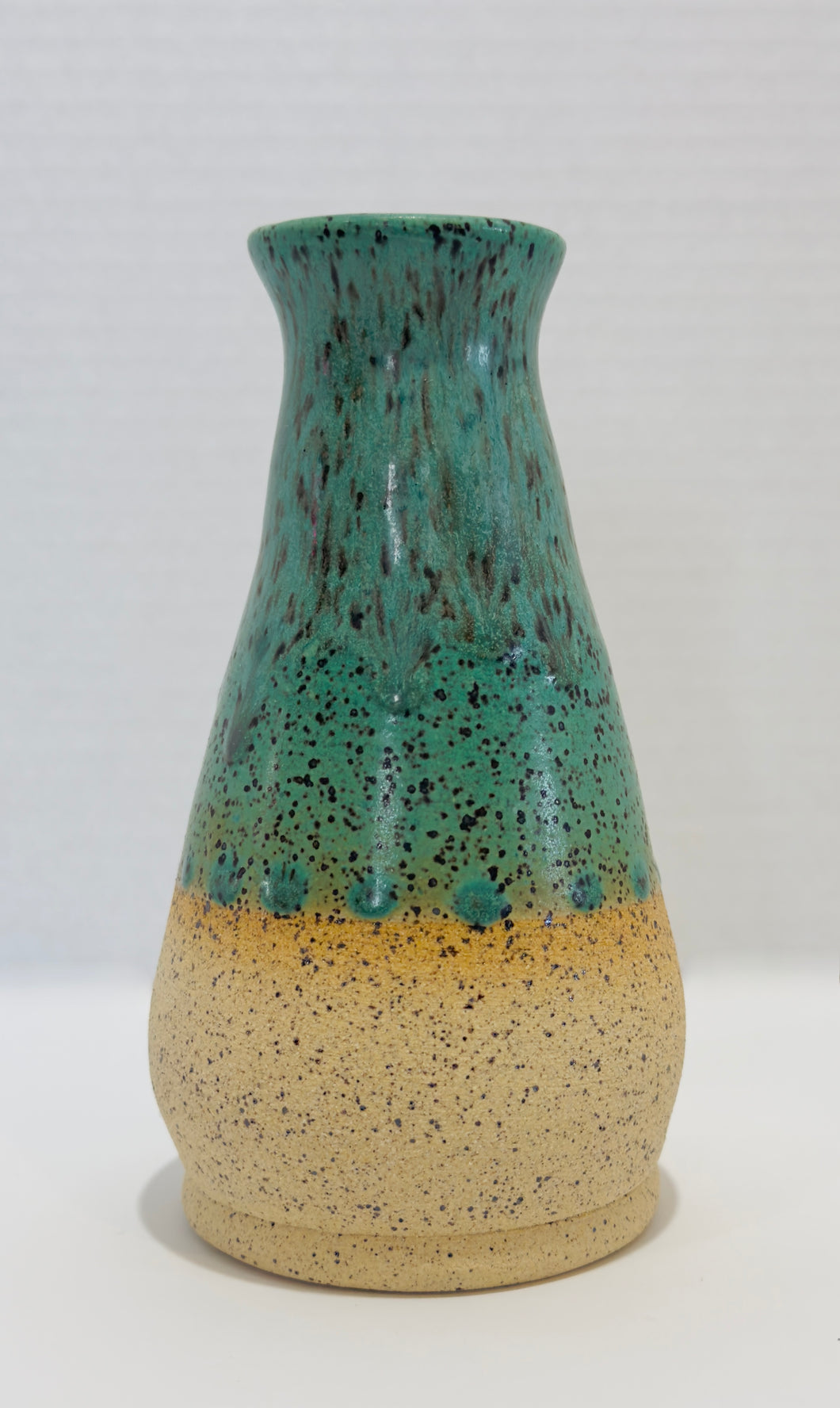 Vase - Weathered Bronze Glaze over Speckle Clay Stoneware