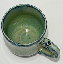Load image into Gallery viewer, Creamy Sage over Coffee Clay 14oz
