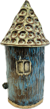 Load image into Gallery viewer, BirdHouse - Blue Loghouse

