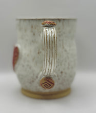 Load image into Gallery viewer, Red Heart Mug - Speckle Clay 16oz