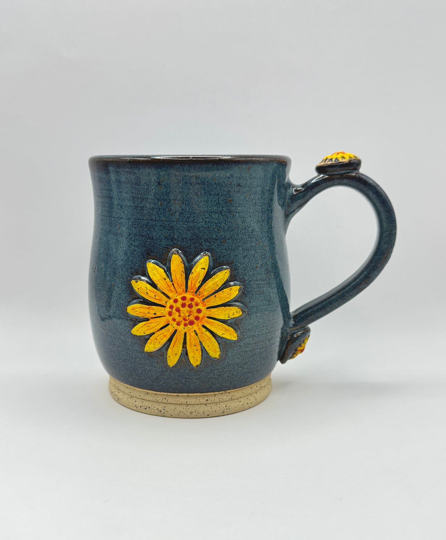 Sunflower - Alberta Blue over Speckle Clay - 17oz.
