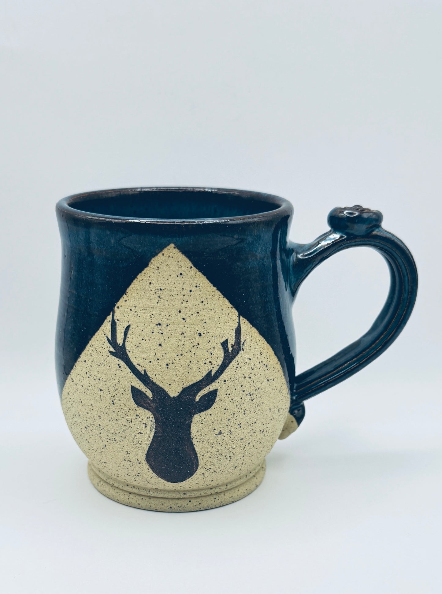 Stag - Alberta Blue over Speckle Clay - 18 oz.