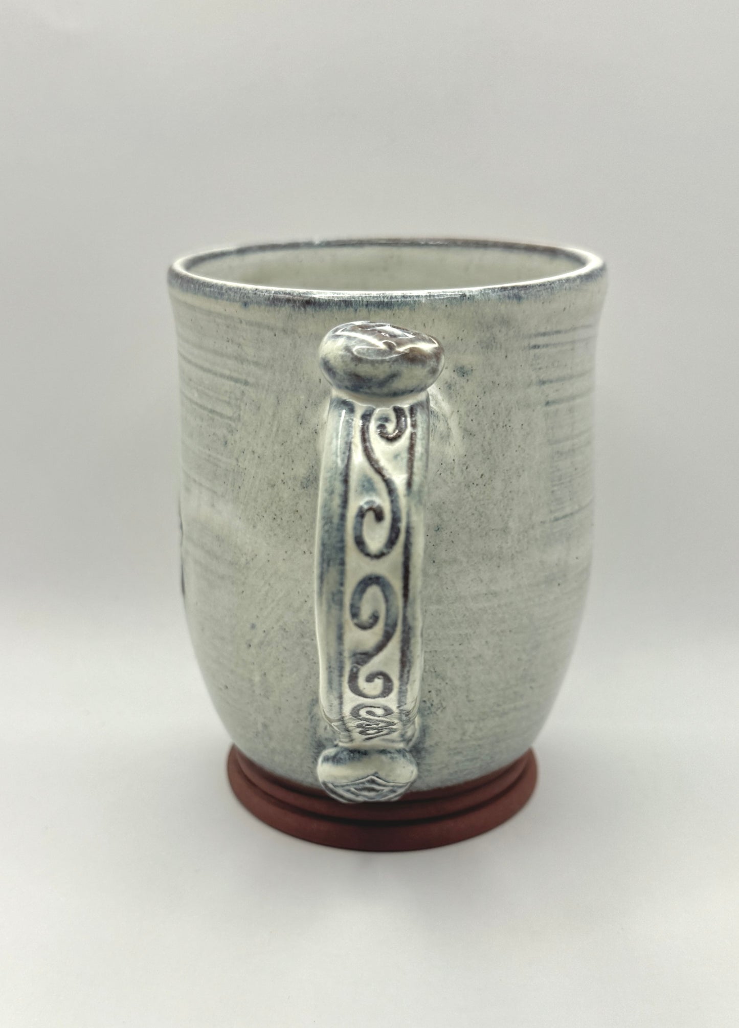 Carved Flower Mug - 18oz.