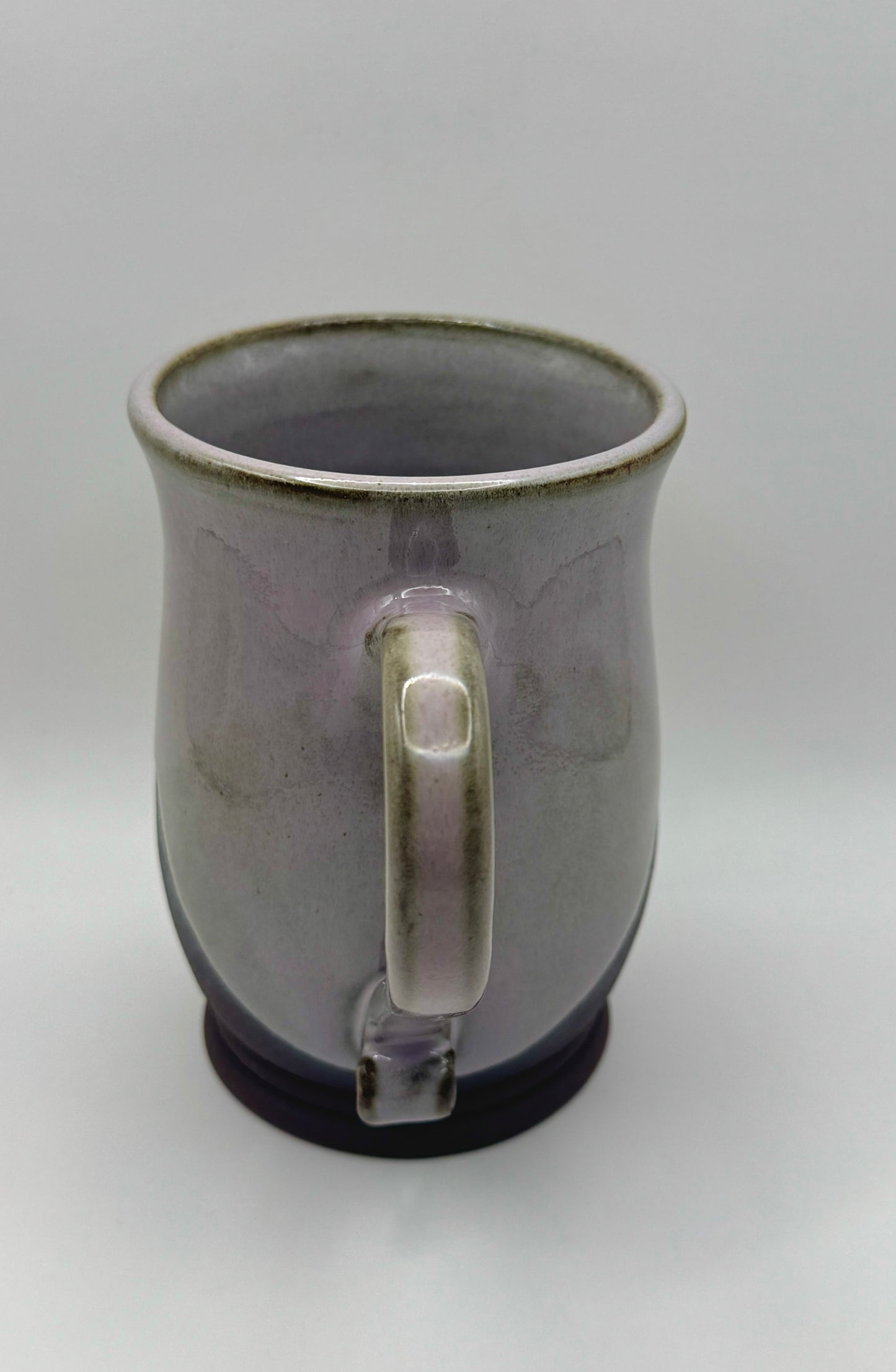 Purple over Coffee Clay - 16oz.