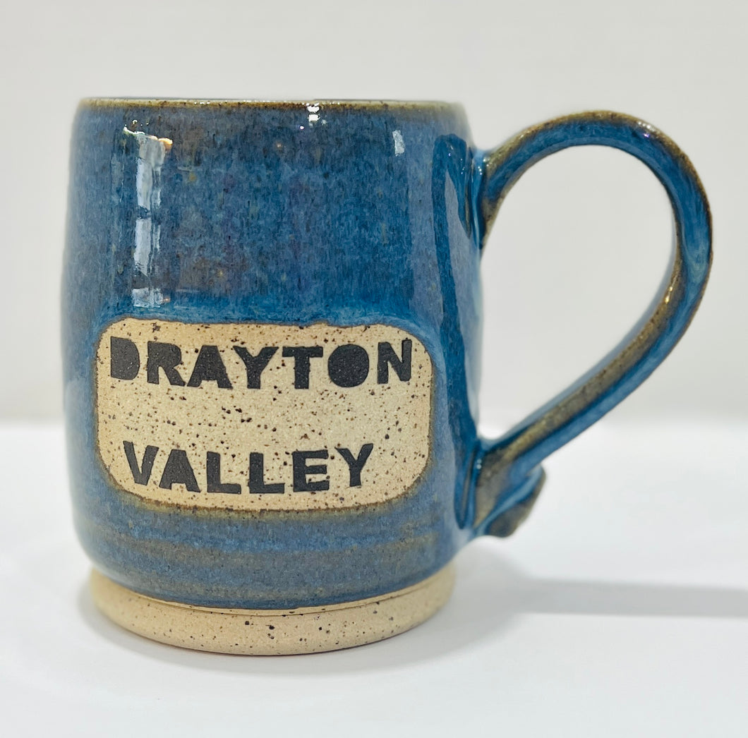 Pump Jack/Drayton Valley Mug - 13oz Speckled Clay