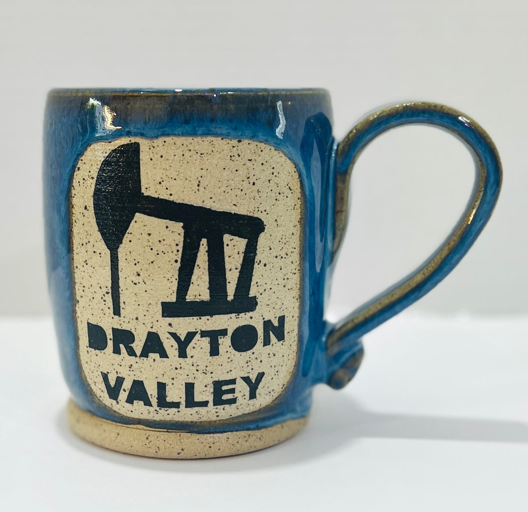 Pump Jack/Drayton Valley Mug - 13oz Speckled Clay