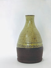 Load image into Gallery viewer, Bud Vase - Matte Green over Coffee Clay
