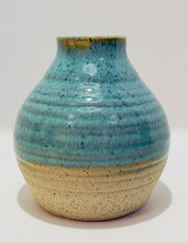 Load image into Gallery viewer, Vase - Turquoise Glaze Speckled Stoneware Ceramic
