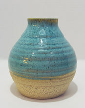 Load image into Gallery viewer, Vase - Turquoise Glaze Speckled Stoneware Ceramic
