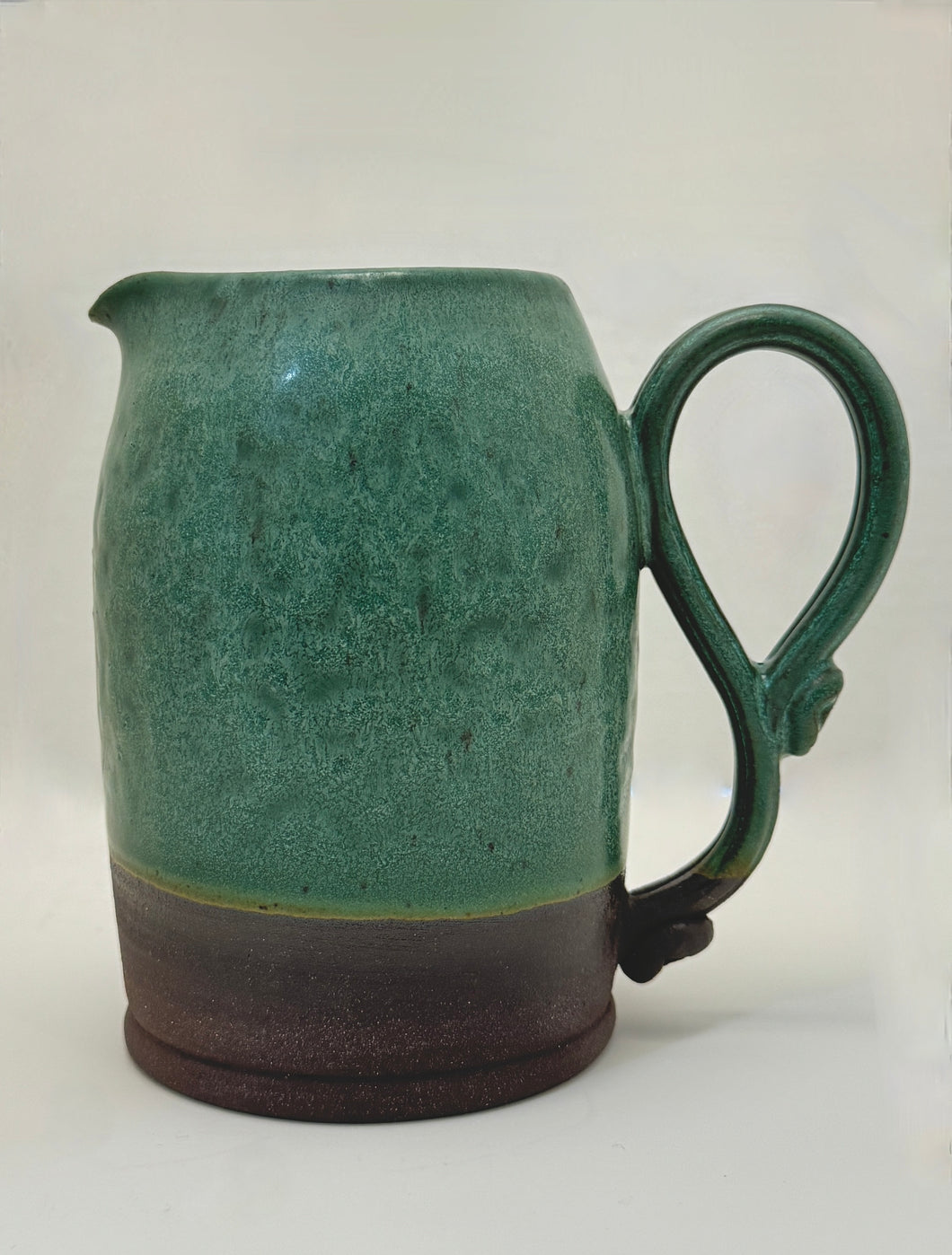 Pitcher - Weathered Bronze over Coffee Clay Stoneware