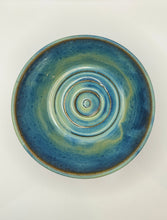 Load image into Gallery viewer, Flowing Blue Bowl - 7&quot; Speckle Clay Stoneware
