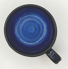 Load image into Gallery viewer, Cobalt Blue over Coffee Clay - 10oz
