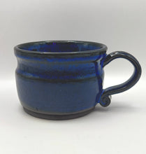 Load image into Gallery viewer, Cobalt Blue over Coffee Clay - 10oz
