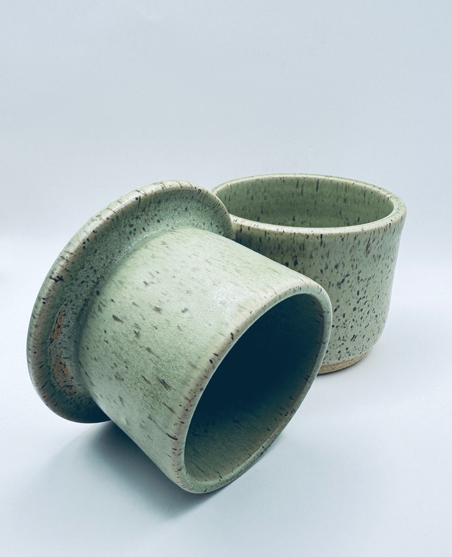 Butter Crock - Minty Green