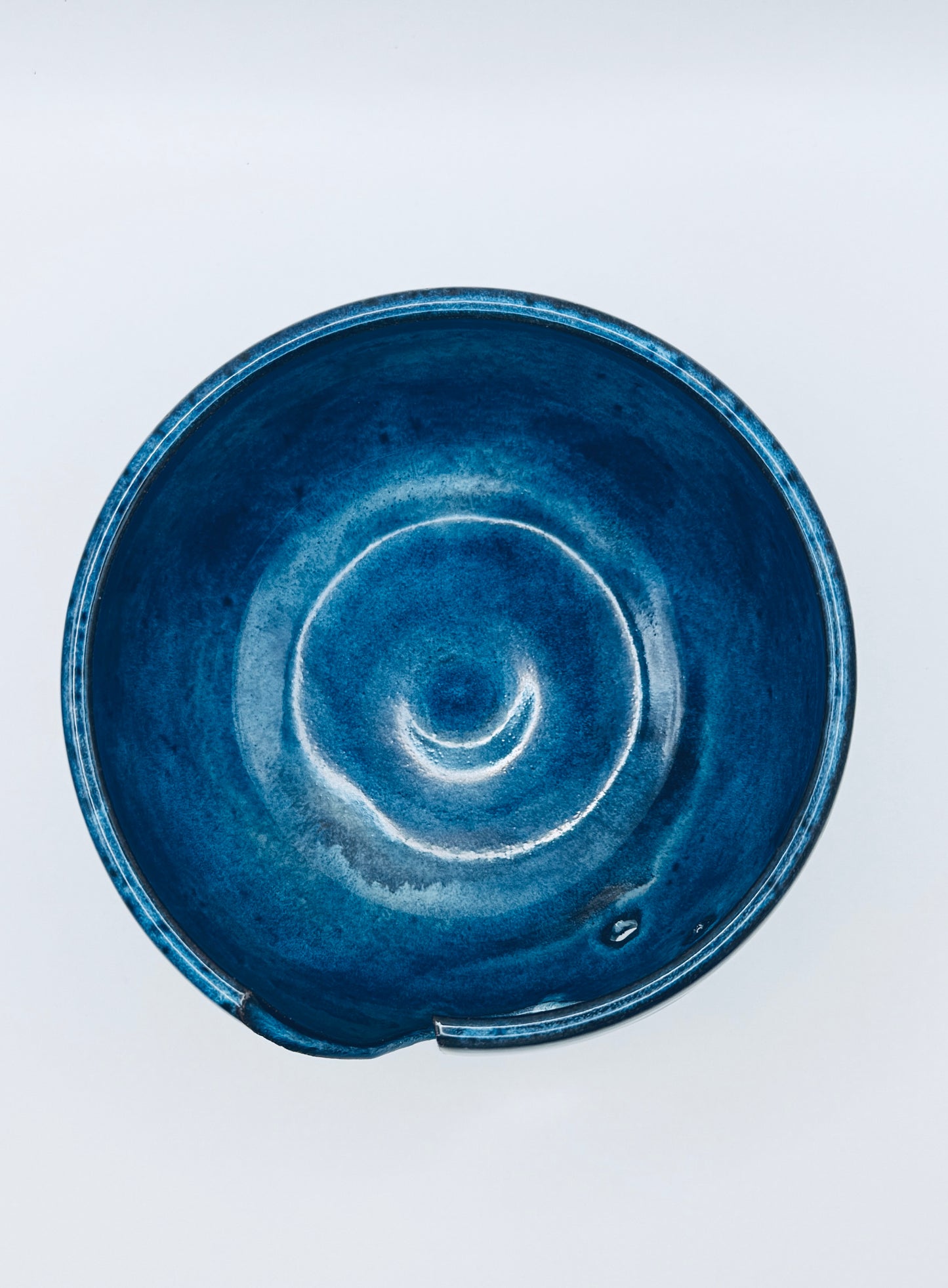 Yarn Bowl - Flowing Blues over Red Clay