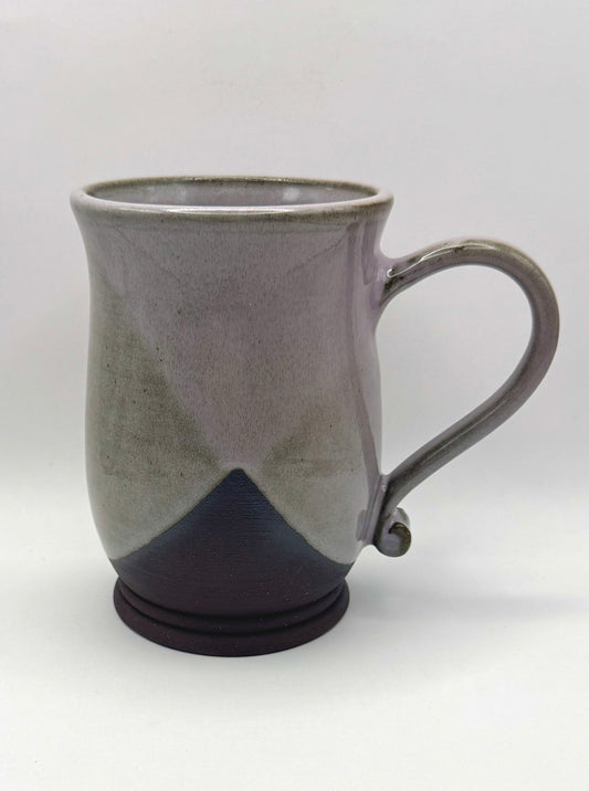 Purple over Coffee Clay - 16oz.
