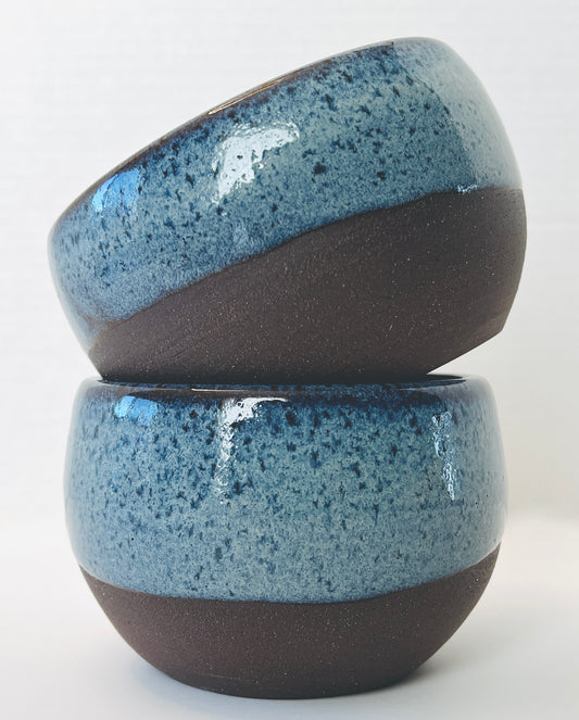 Dusty Blue Bowls - 3h" x 4w"