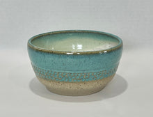 Load image into Gallery viewer, Turquoise Bowl with Carved Texture 5.5&quot;w
